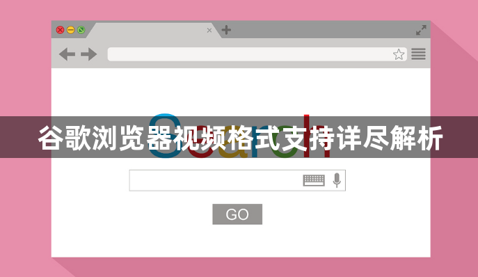 谷歌浏览器视频格式支持详尽解析1