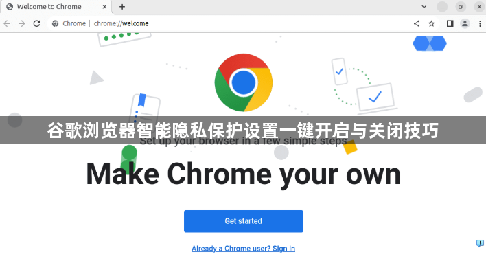 谷歌浏览器智能隐私保护设置一键开启与关闭技巧1