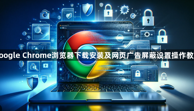 google Chrome浏览器下载安装及网页广告屏蔽设置操作教程1