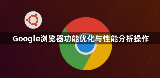 Google浏览器功能优化与性能分析操作1