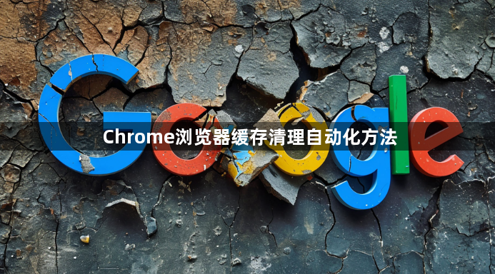 Chrome浏览器缓存清理自动化方法1