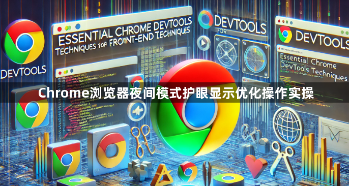 Chrome浏览器夜间模式护眼显示优化操作实操1