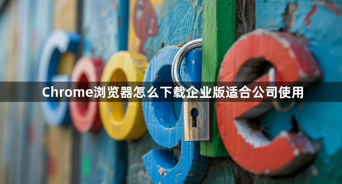 Chrome浏览器怎么下载企业版适合公司使用1