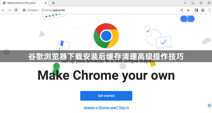 谷歌浏览器下载安装后缓存清理高级操作技巧1