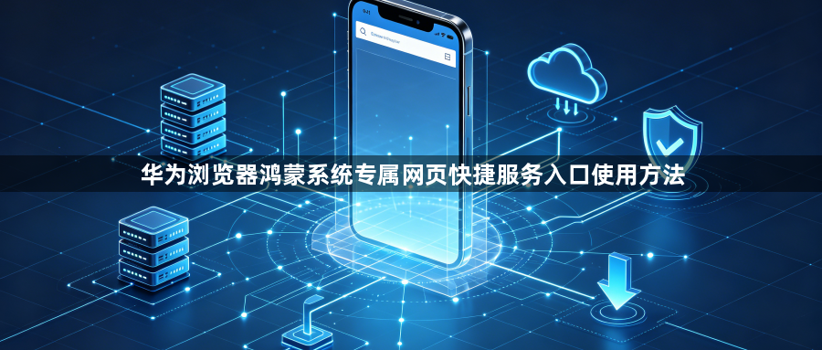 华为浏览器鸿蒙系统专属网页快捷服务入口使用方法1