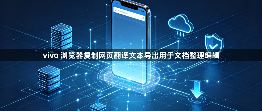 vivo 浏览器复制网页翻译文本导出用于文档整理编辑1