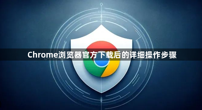 Chrome浏览器官方下载后的详细操作步骤1