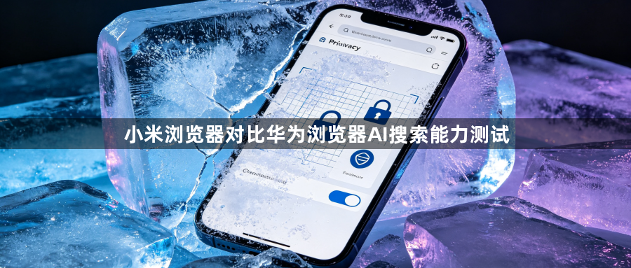小米浏览器对比华为浏览器AI搜索能力测试1