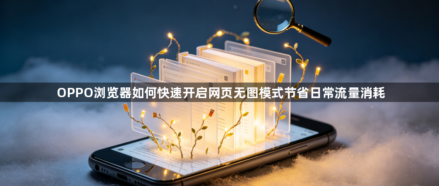 OPPO浏览器如何快速开启网页无图模式节省日常流量消耗1
