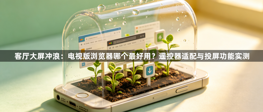 客厅大屏冲浪:电视版浏览器哪个最好用?遥控器适配与投屏功能实测1