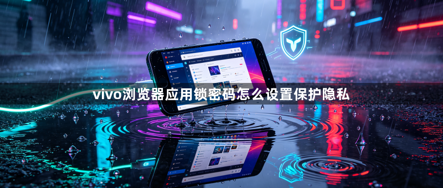 vivo浏览器应用锁密码怎么设置保护隐私1