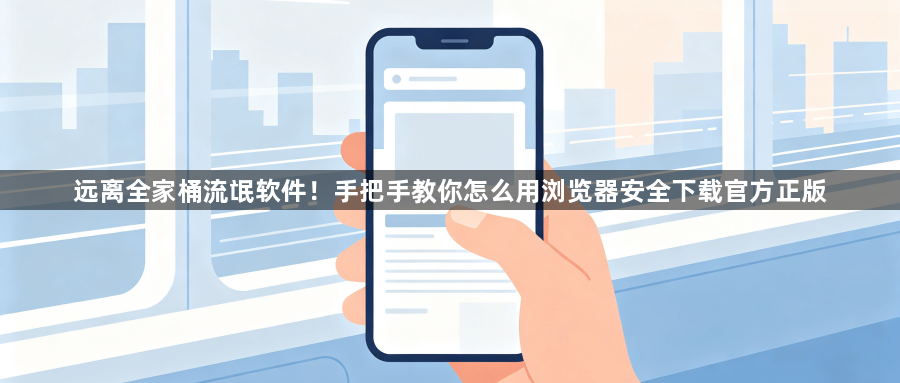 远离全家桶流氓软件！手把手教你怎么用浏览器安全下载官方正版1