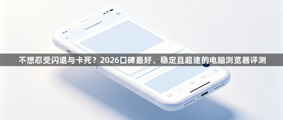 不想忍受闪退与卡死？2026口碑最好、稳定且超速的电脑浏览器评测1