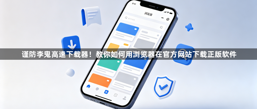 谨防李鬼高速下载器!教你如何用浏览器在官方网站下载正版软件1