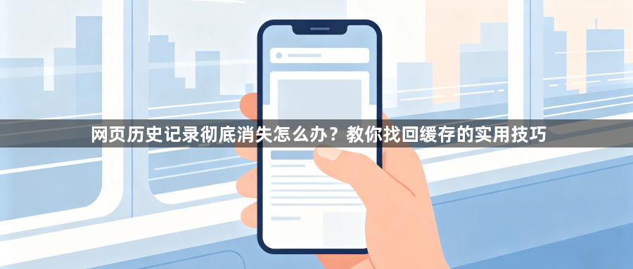 网页历史记录彻底消失怎么办?教你找回缓存的实用技巧1