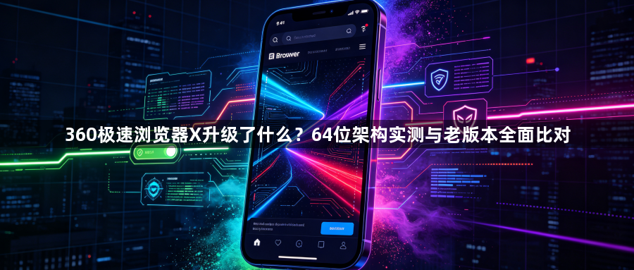 360极速浏览器X升级了什么？64位架构实测与老版本全面比对1
