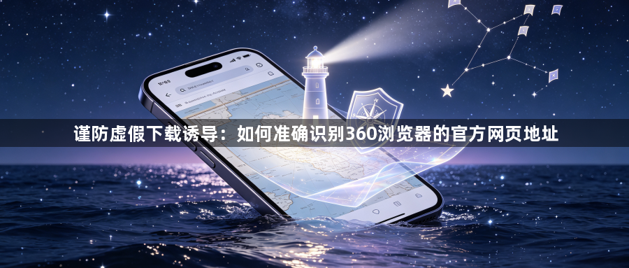 谨防虚假下载诱导：如何准确识别360浏览器的官方网页地址1