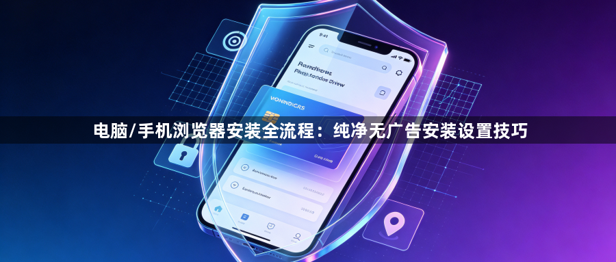 电脑/手机浏览器安装全流程:纯净无广告安装设置技巧1