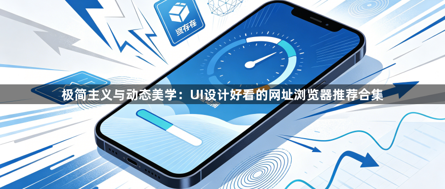 极简主义与动态美学:UI设计好看的网址浏览器推荐合集1