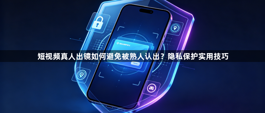 短视频真人出镜如何避免被熟人认出？隐私保护实用技巧1