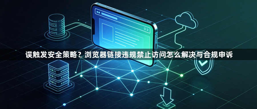 误触发安全策略？浏览器链接违规禁止访问怎么解决与合规申诉1