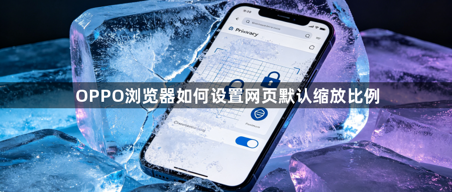 OPPO浏览器如何设置网页默认缩放比例1