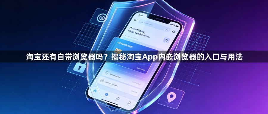 淘宝还有自带浏览器吗?揭秘淘宝App内嵌浏览器的入口与用法1