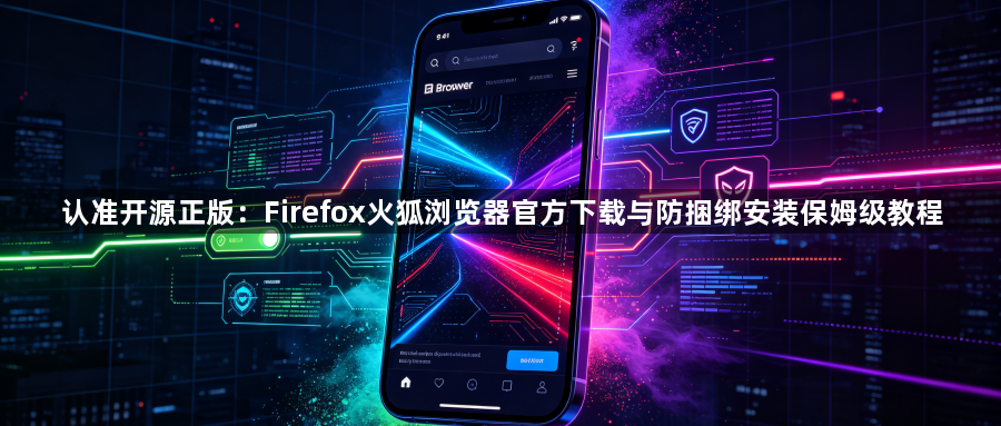 认准开源正版：Firefox火狐浏览器官方下载与防捆绑安装保姆级教程1